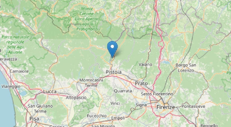 Terremoto in Toscana, forte scossa di magnitudo 4.1 a nord di Pistoia. Paura e gente in strada