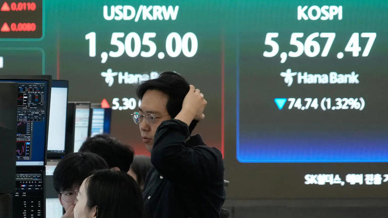 Asian stocks decline as oil prices surge amid Iran war uncertainties