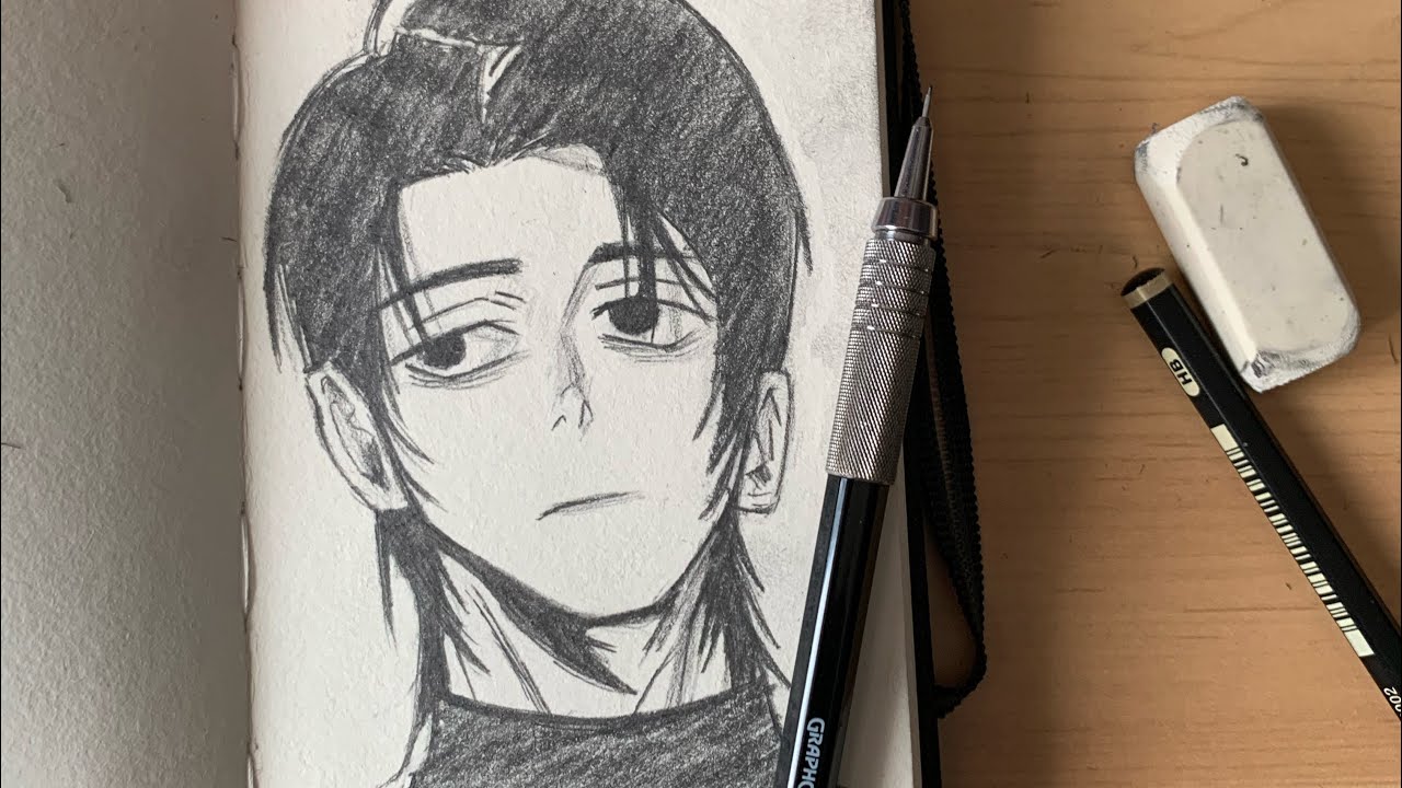 Quick Sketching Yuta Anime Portrait
