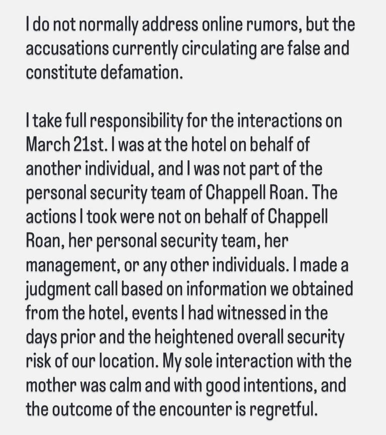 Plot thickens as security guard in Chappell Roan hotel drama finally ...