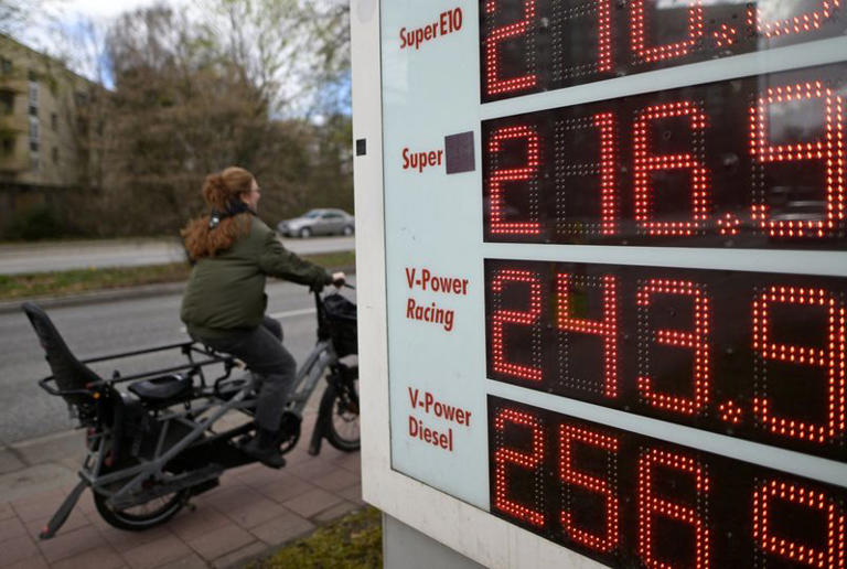 German petrol stations allowed just one price rise a day in bid to curb ...