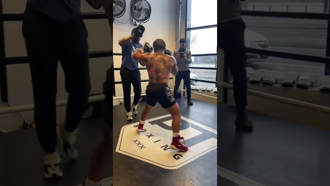 Intense boxing mitt work: Speed, power, & precision training in the gym