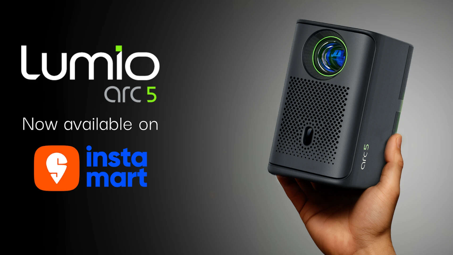 Lumio Arc 5 projector now available on Swiggy Instamart ahead of IPL 2026