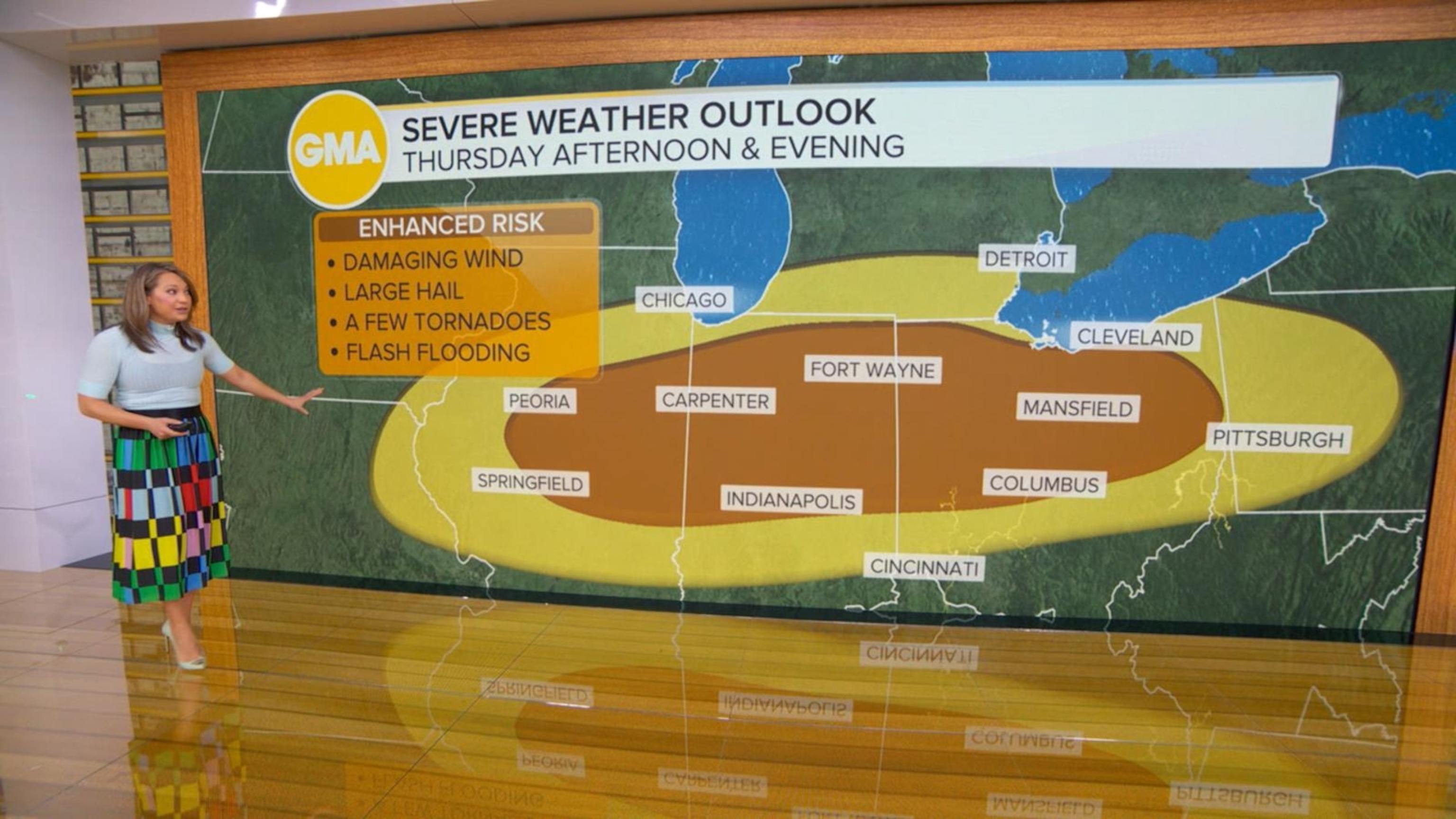 Severe weather threat with possible tornadoes taking aim at parts of ...
