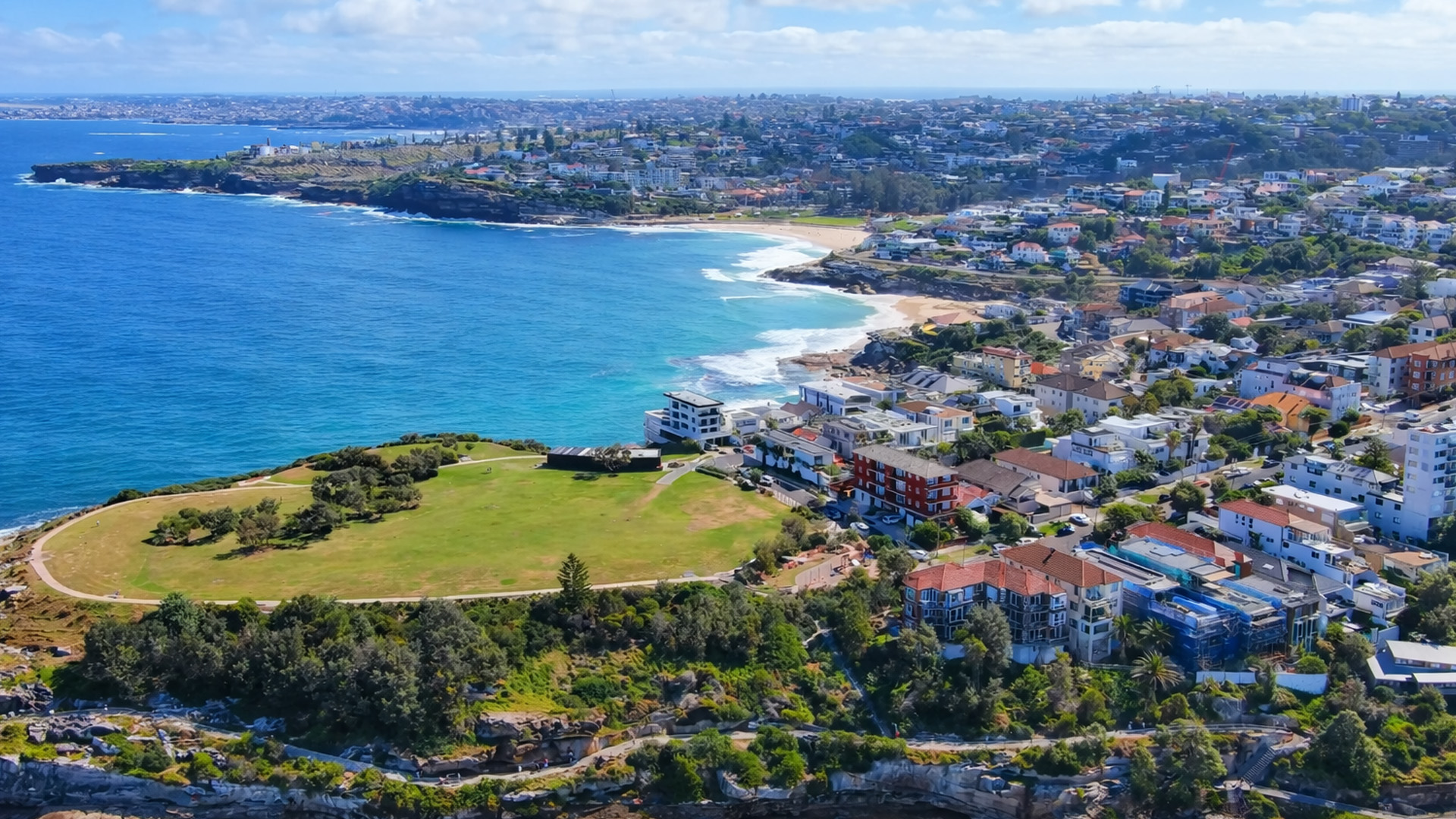 Coastal land divided between nature and development