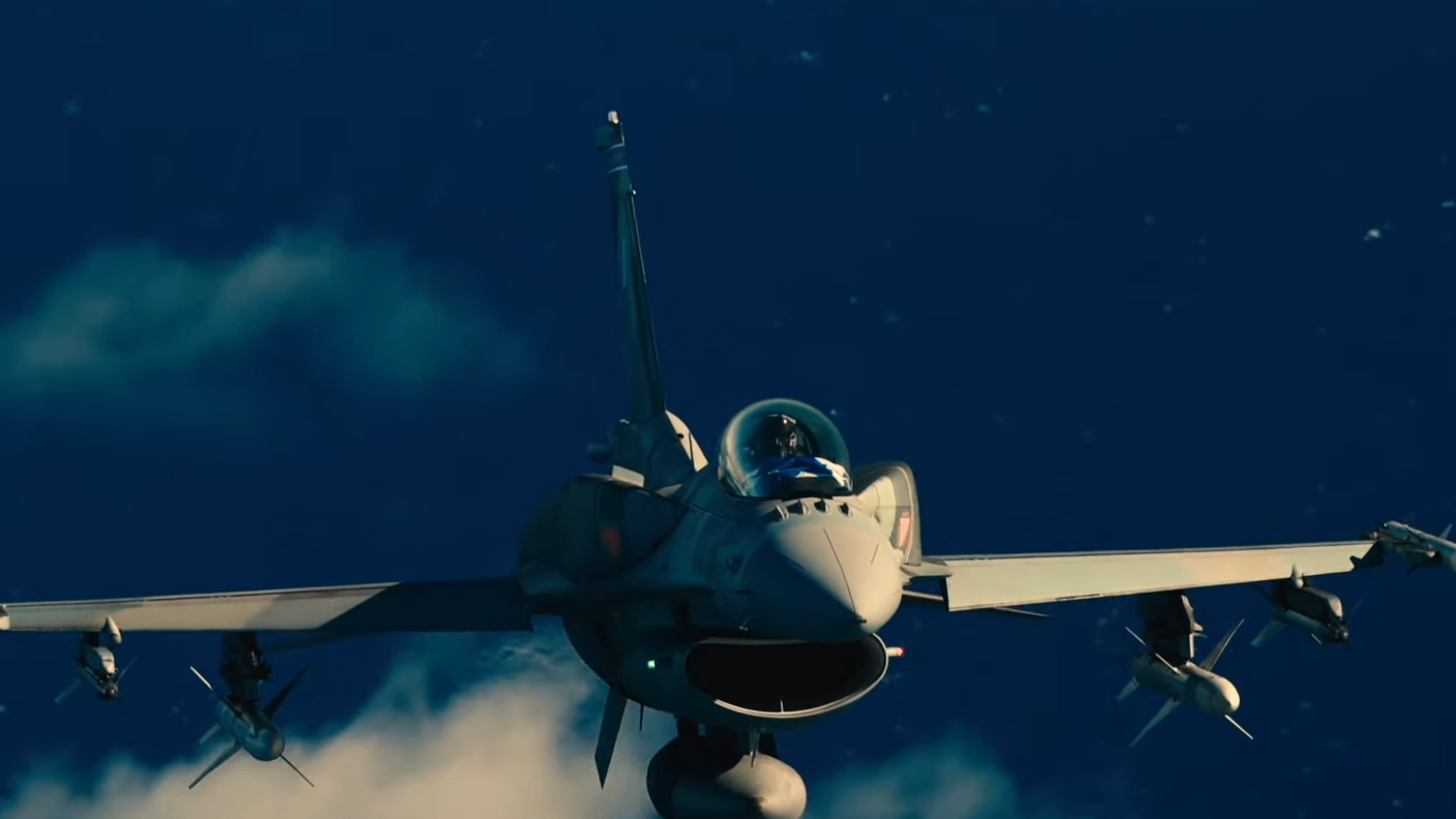 NATO fighters take control of the skies in a show of force