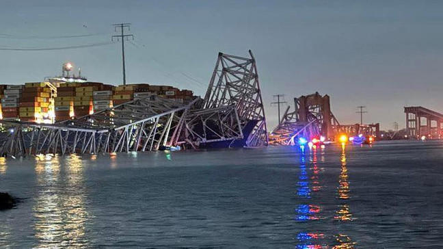Gallery: Scenes from the Francis Scott Key Bridge collapse