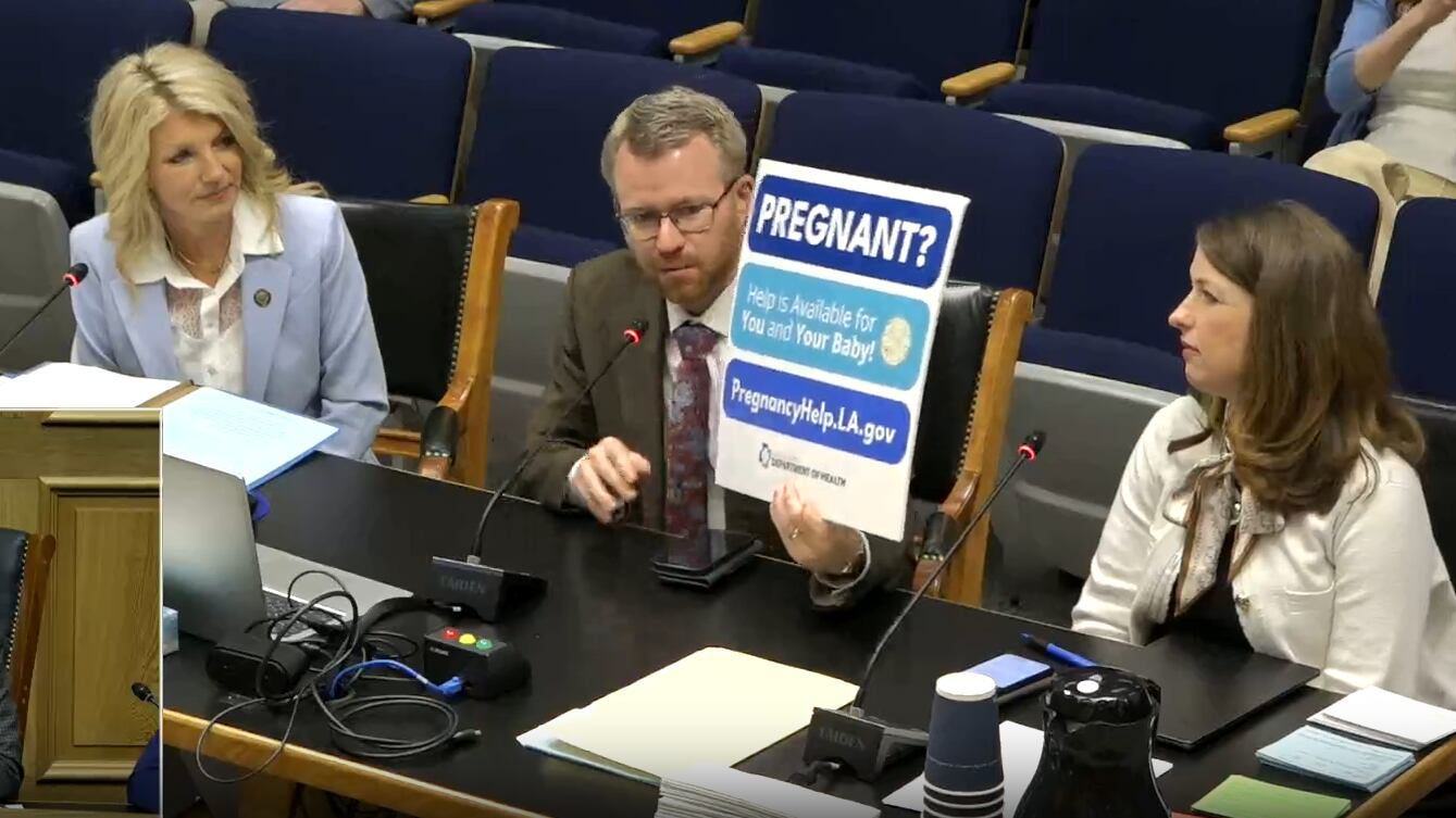 La. lawmakers consider bill requiring pregnancy resource information at ...
