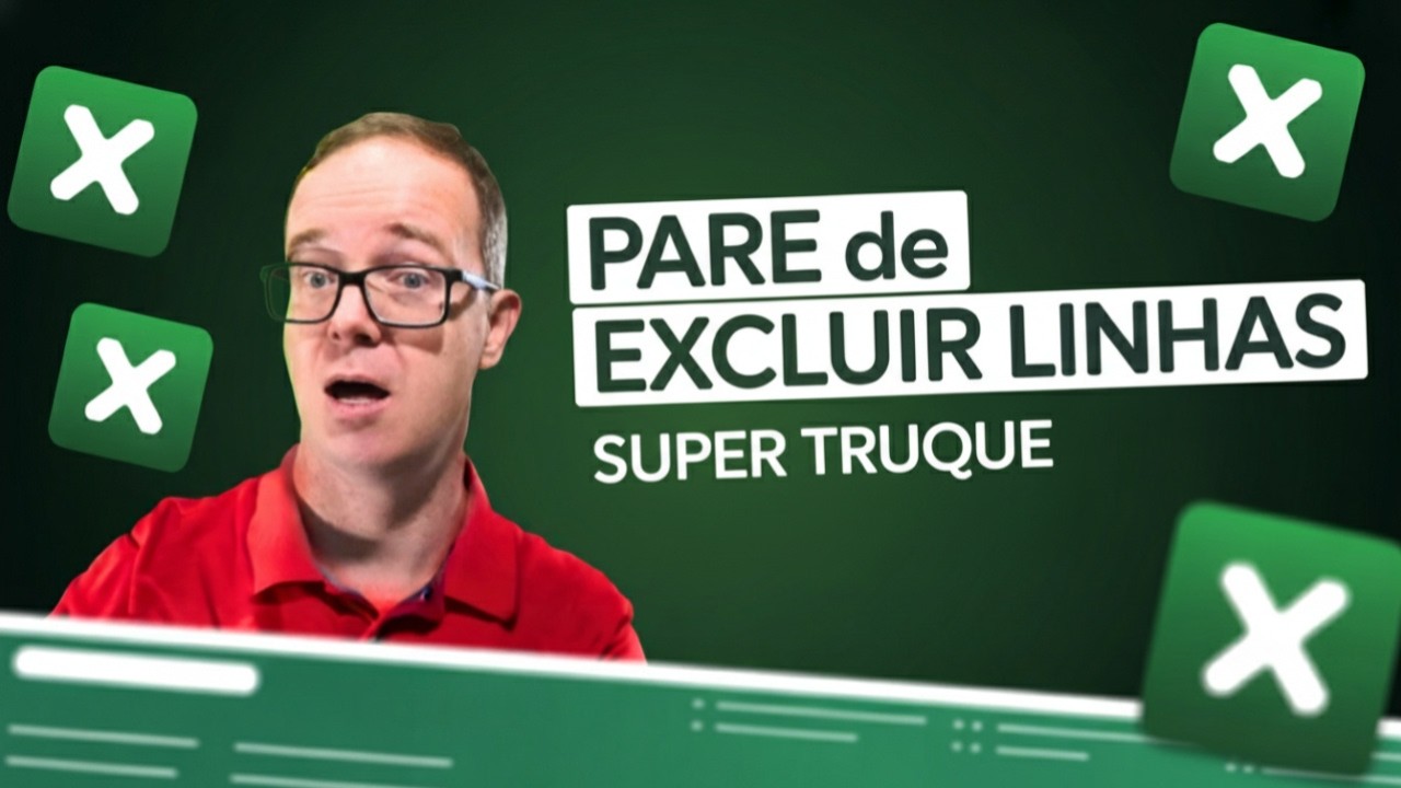 Como parar de excluir linhas manualmente no Excel com um truque prático ...
