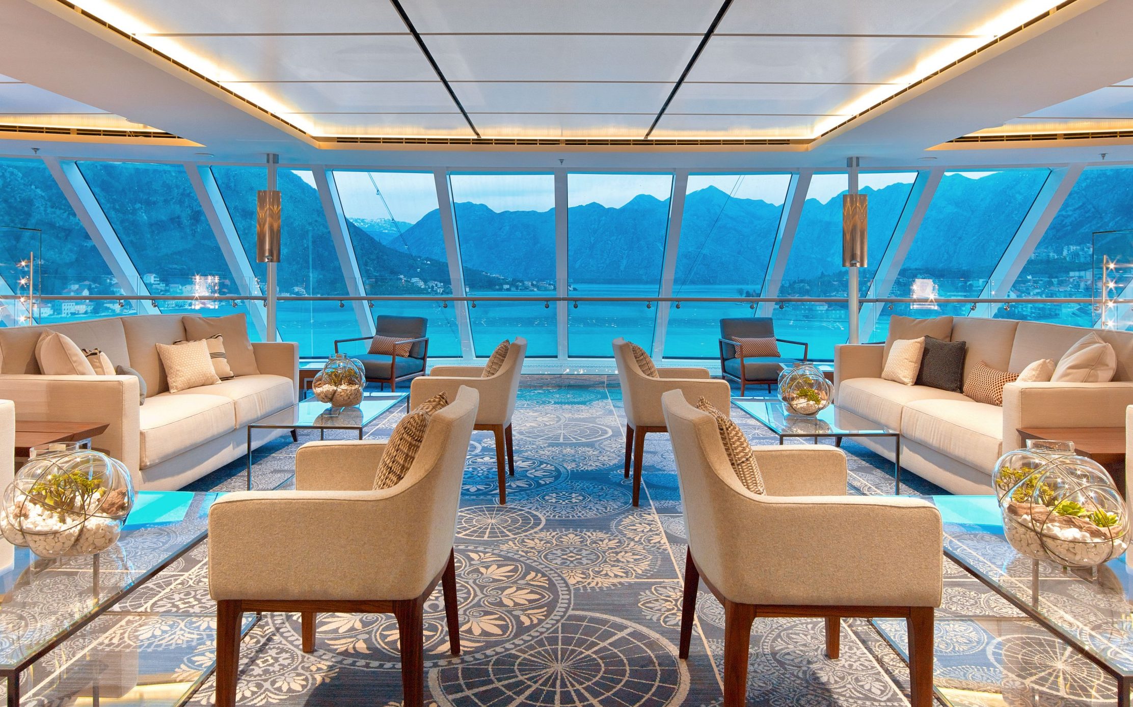 Explorers Lounge ; Viking Cruises guide
