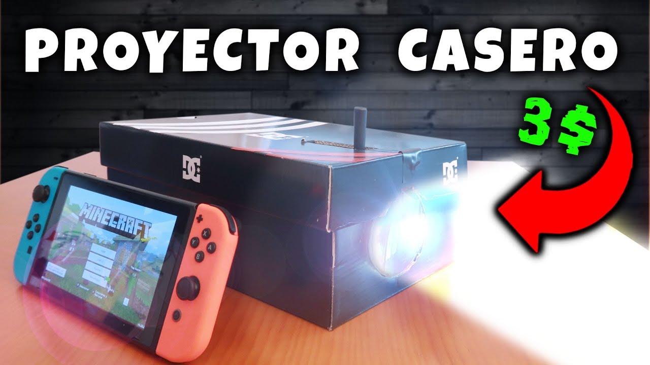como hacer un PROYECTOR CASERO para tu Nintendo SWITCH 😎 ...por 3$