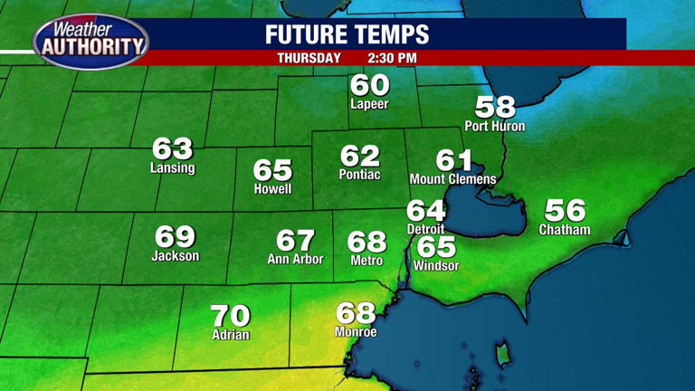 Southeast Michigan storms: Severe weather possible later Thursday