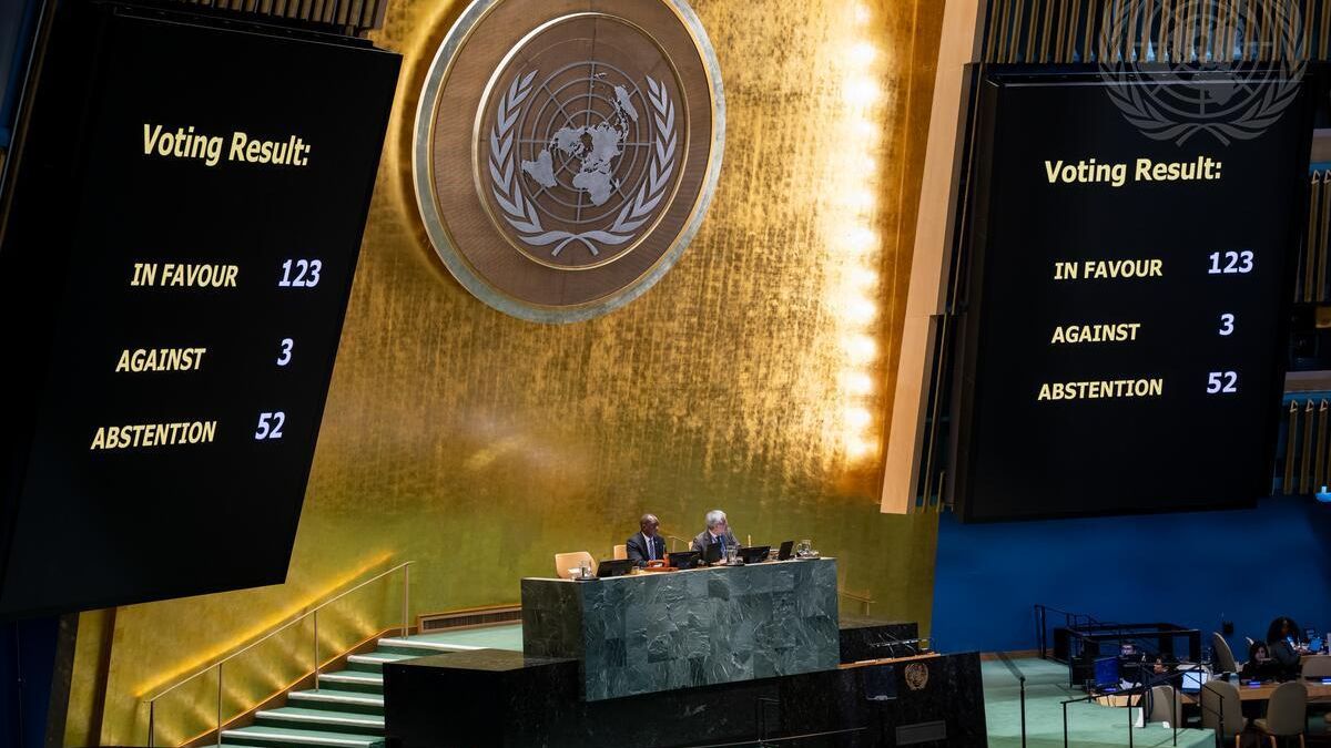 EEUU, Israel y Argentina votan en la ONU en contra de declarar la ...