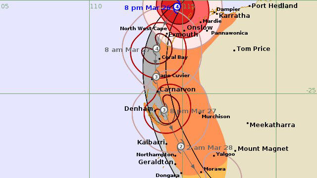 Severe tropical cyclone Narelle could intensify to category five system