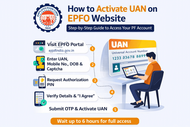How to activate UAN on EPFO website: Step-by-step guide to access your ...