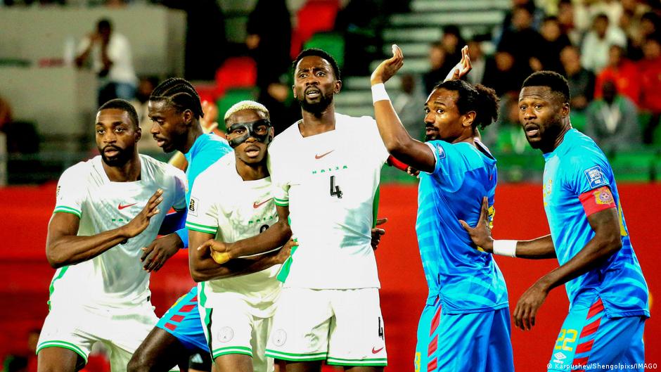 La RDC a éliminé le Nigeria au terme des tirs au but (1-1 a.p, 4 t.a.b à 3) en match de barrage en Afrique en novembre 2025.