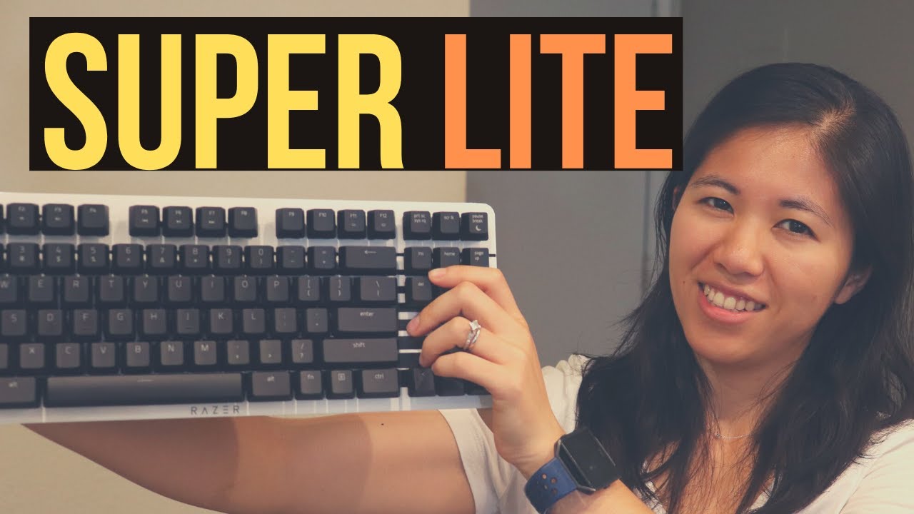 Razer BlackWidow Lite with orange switches mechanical keyboard review ...