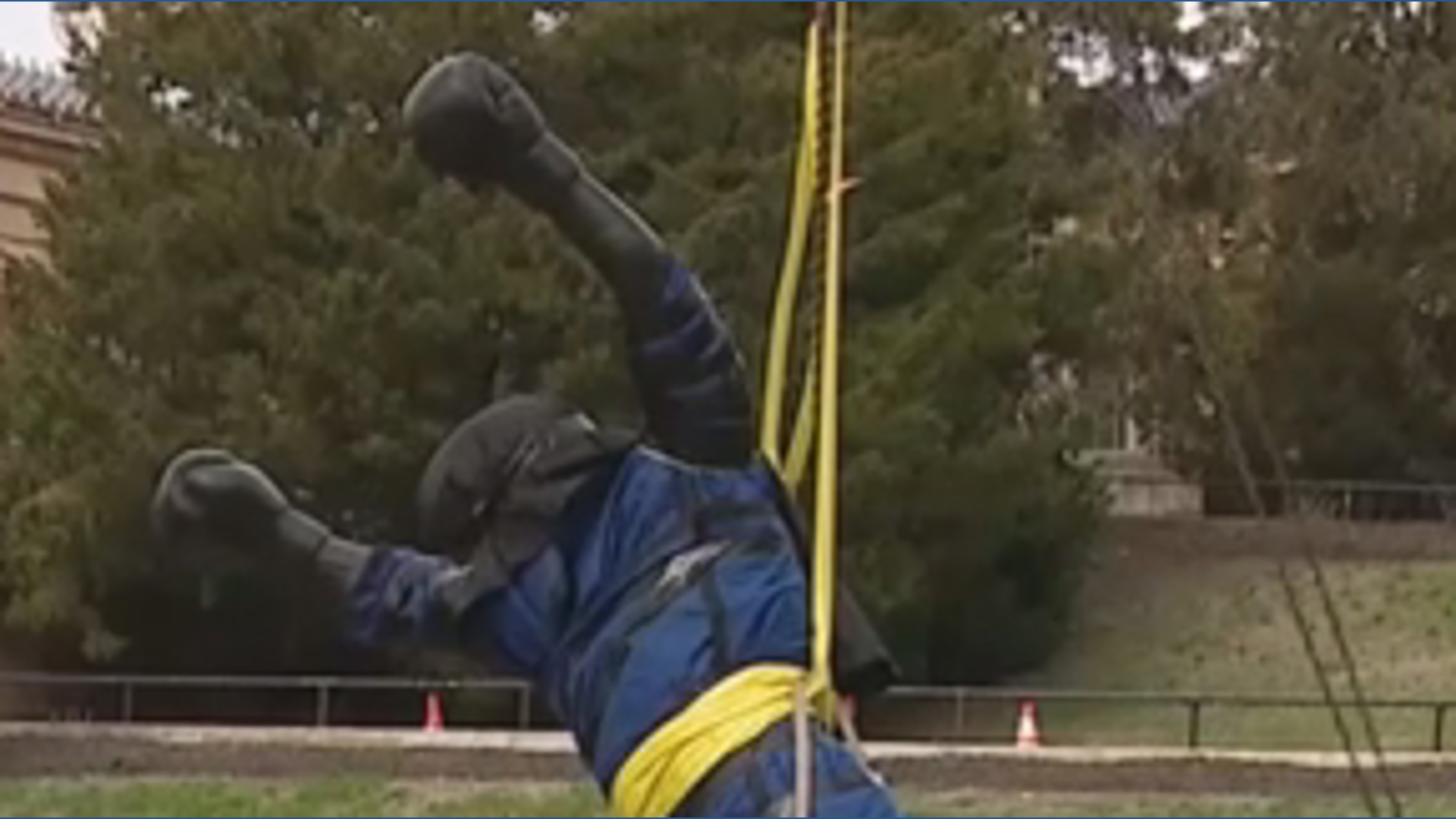 The iconic Rocky statue in Philadelphia is getting ready for a short move