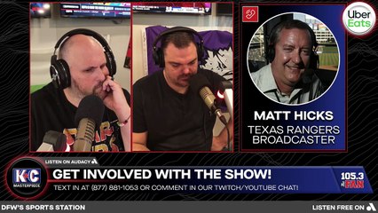 Matt Hicks discusses the Rangers offense, Jake Burger, pitching staff ...