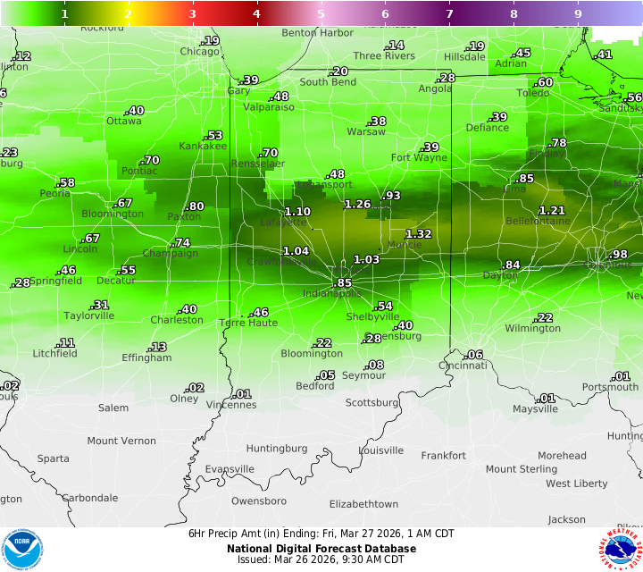 Indiana radar, weather maps to watch ahead of severe weather