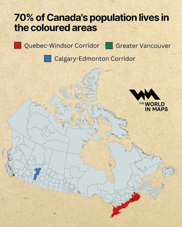 43 interesting maps that show the world differently