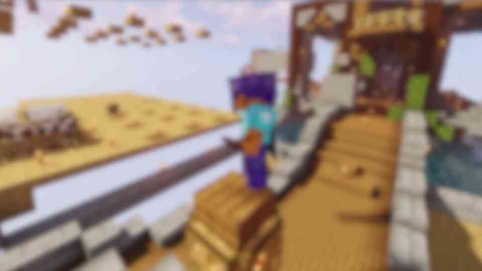 300 days on a single block in Minecraft