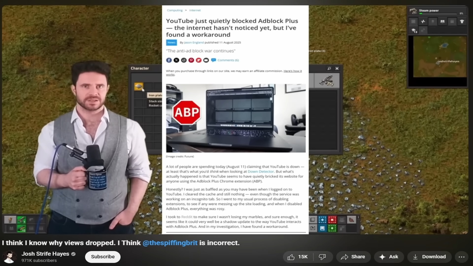 YouTubers lost views overnight - and ad blockers may be why