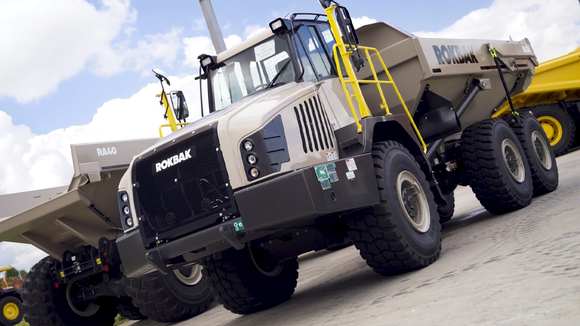 Giant hauler built to carry the heaviest loads on any terrain
