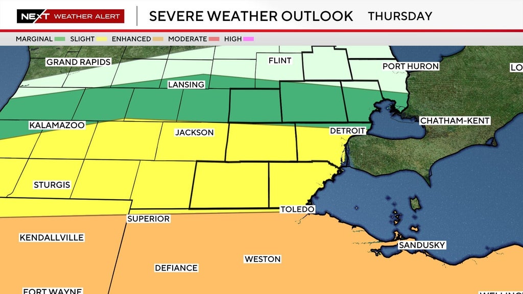 Large hail, straight-line winds and tornadoes all are possible Thursday ...