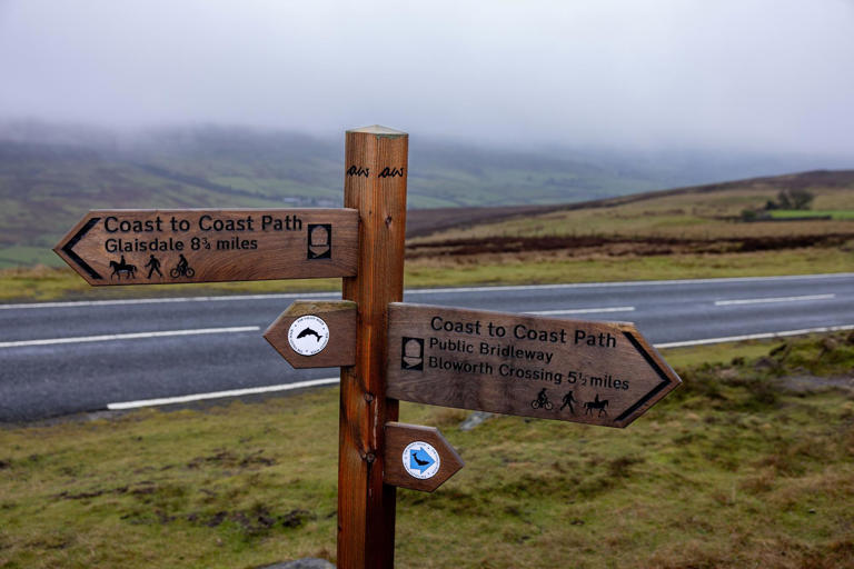 Yorkshire makes walking history as Coast to Coast St Bees to Robin Hood ...