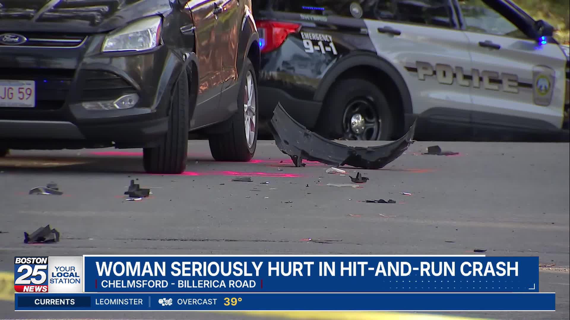 Man facing charges in Chelmsford hit-and-run crash that left woman ...