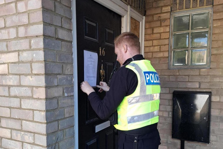 Police place closure order on Huntingdon home after reports of violence ...