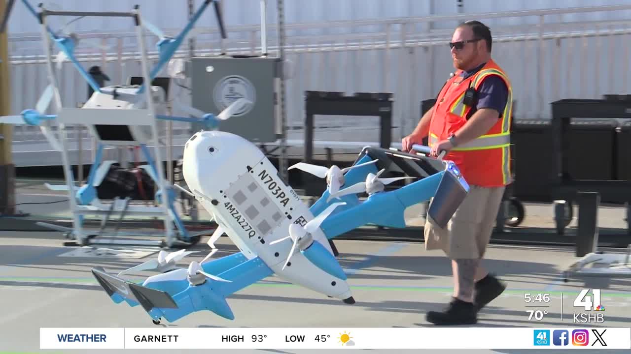 An up-close, inside look at Amazon's new delivery drones flying in KCK