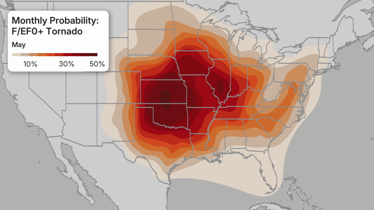 April, May and June are the most active months for tornadoes, including ...