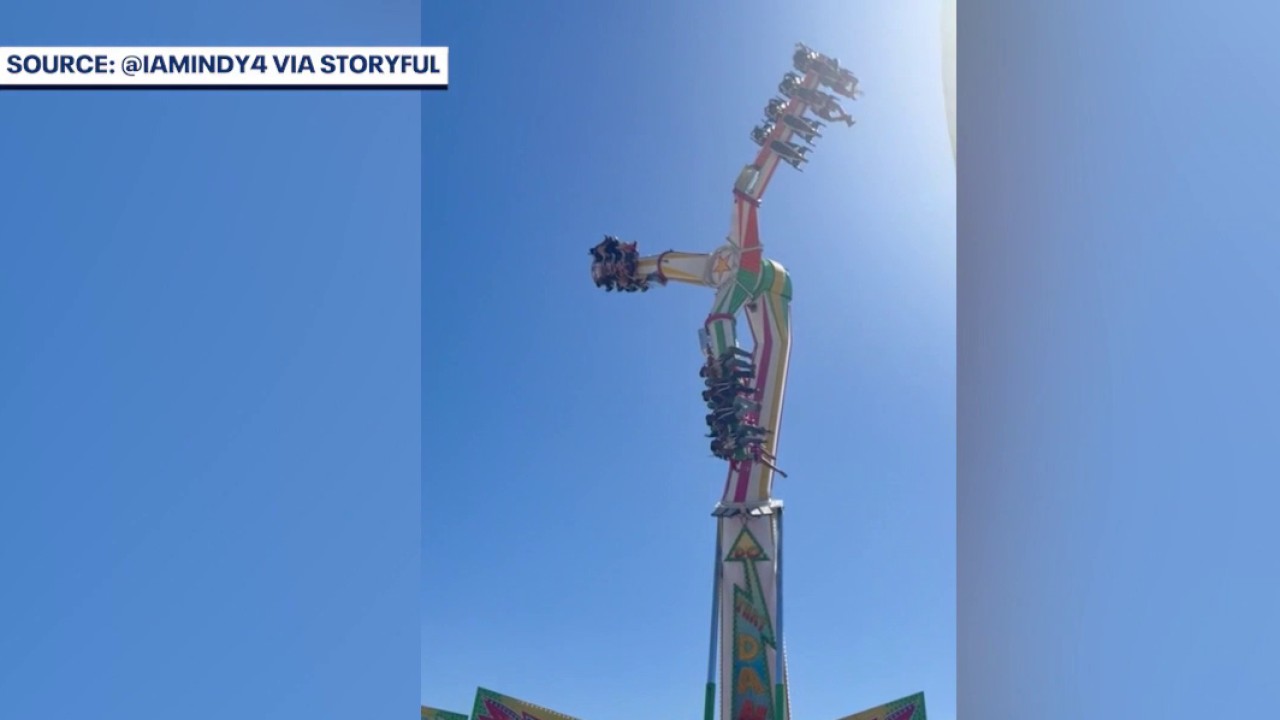 People stuck mid-air after carnival ride malfunctions