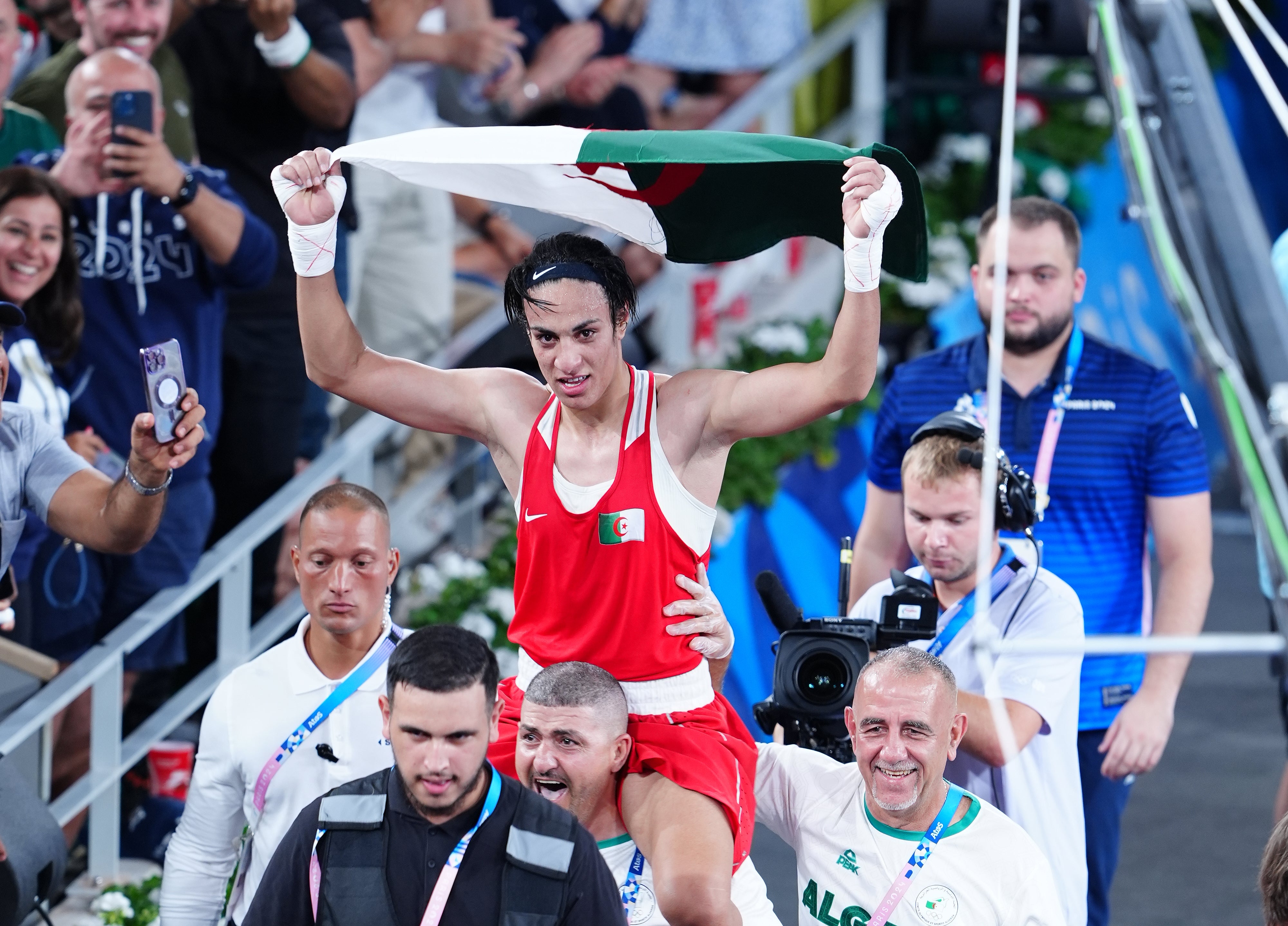 Imane Khelif was a controversial winner of Olympic boxing gold in Paris (Peter Byrne/PA) (PA Archive)