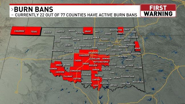 Oklahoma to see more fire conditions Thursday and Friday