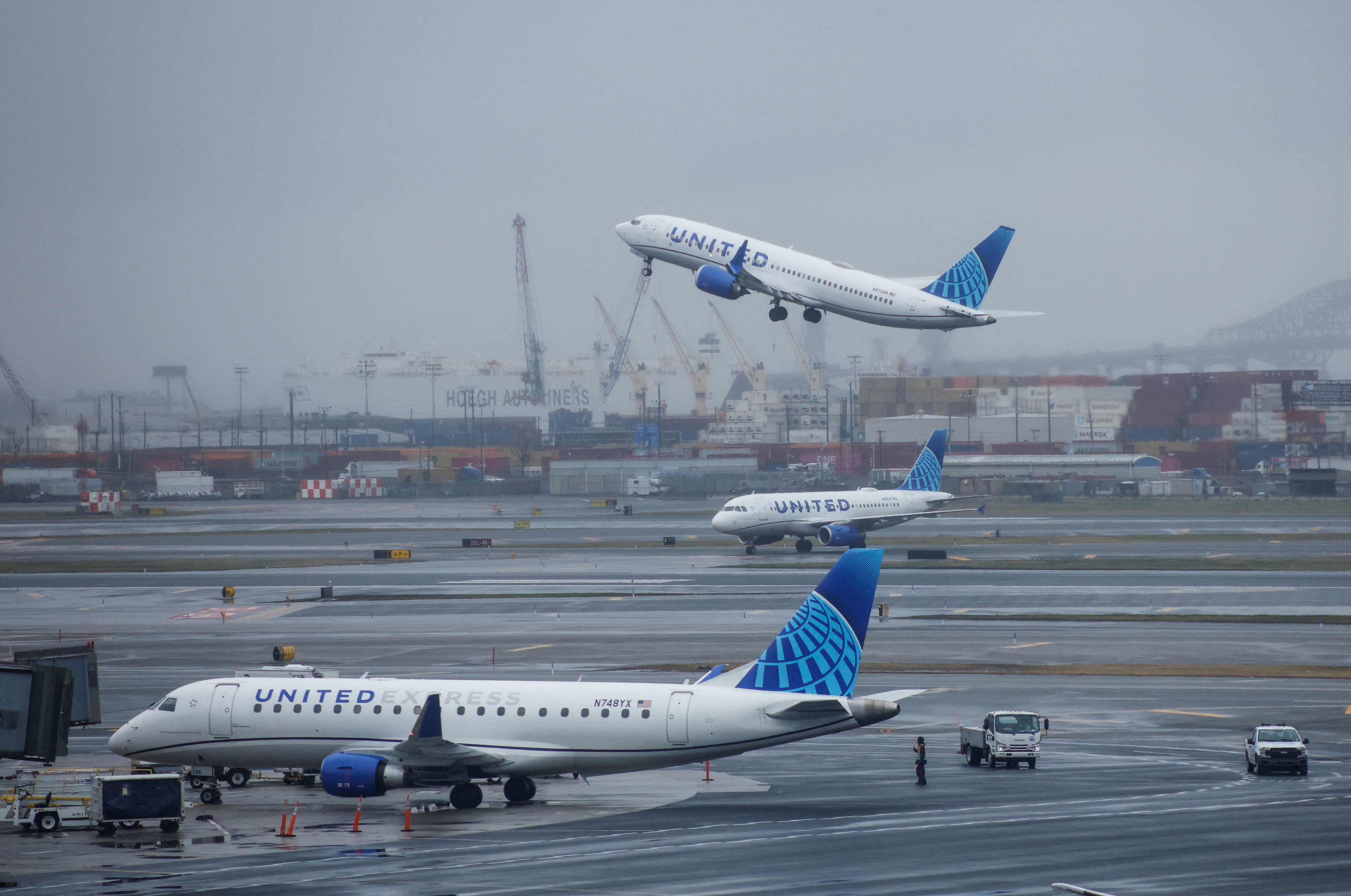 Fire near Newark International Airport raises alarms: What we know