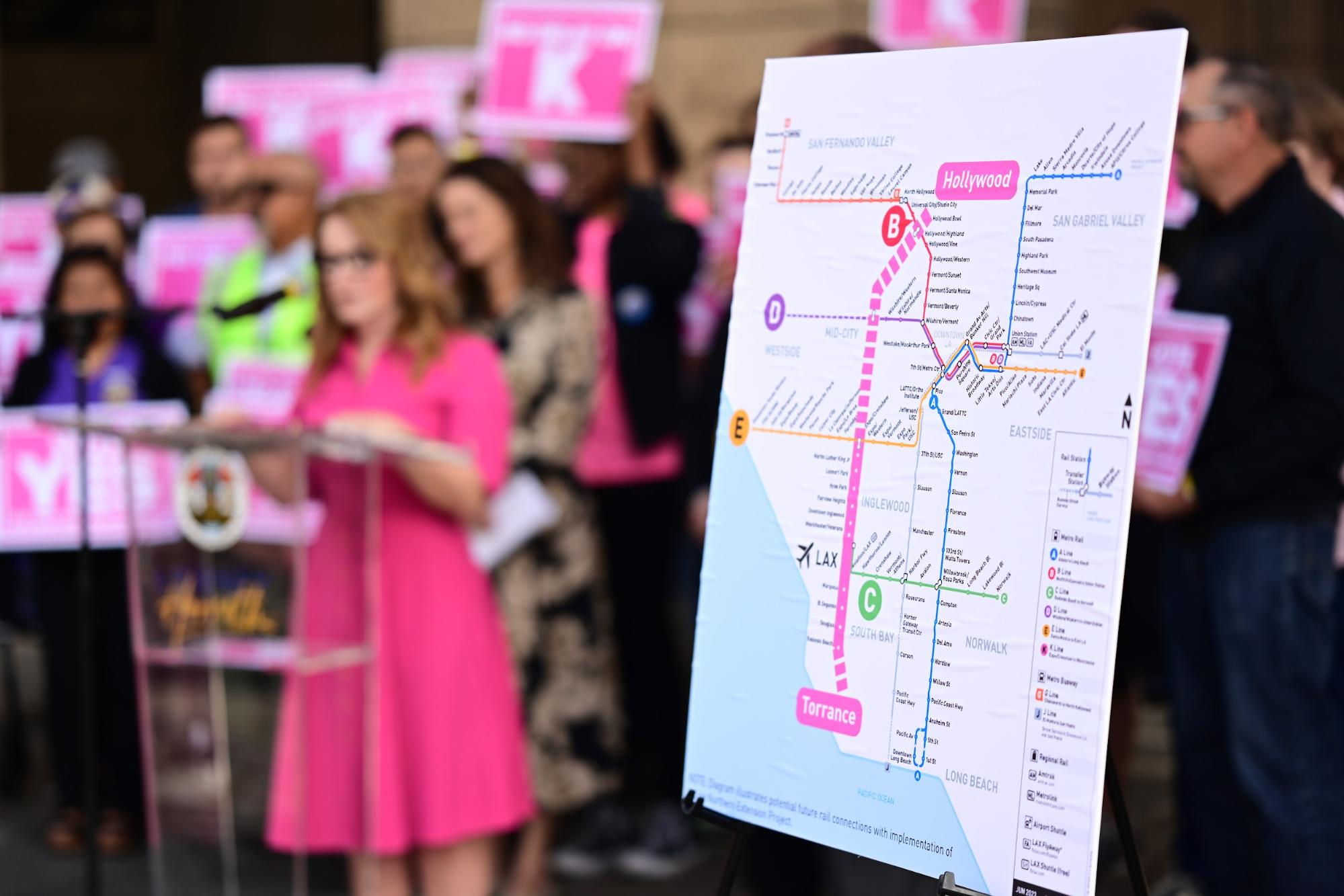 LA Metro board approves K Line extension to West Hollywood