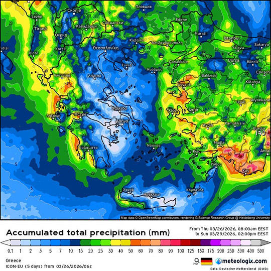 Έρχεται η κακοκαιρία «Deborah» – Πού και πότε θα …χτυπήσει