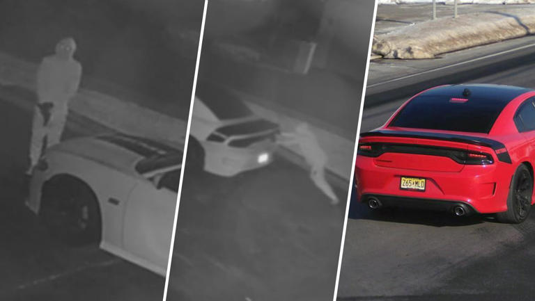 Armed car theft caught on camera — how thieves stole a Dodge Charger in ...