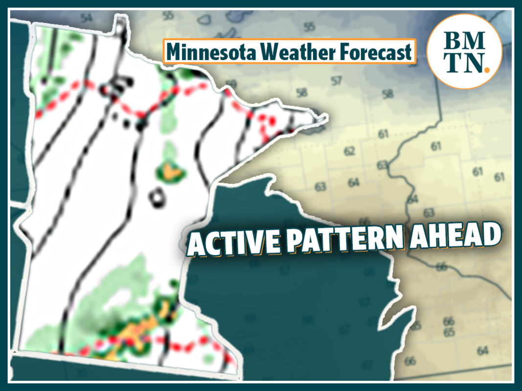 Cooldown before weekend warmup; eyes on active pattern next week