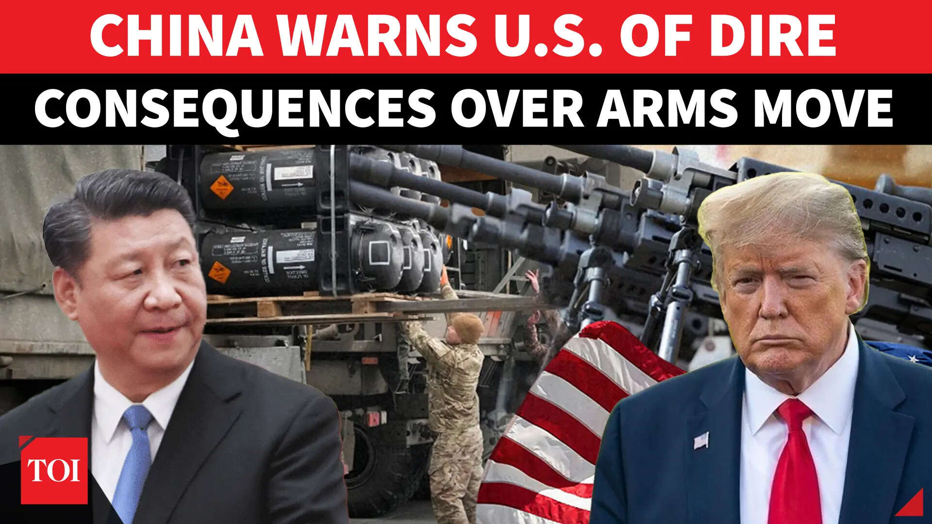 'America will burn': China's dire 'powder keg' warning to US over arms ...