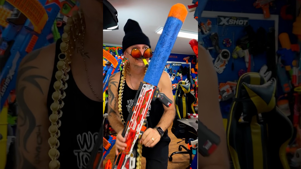 Nerf noob reload: MEGA dart!