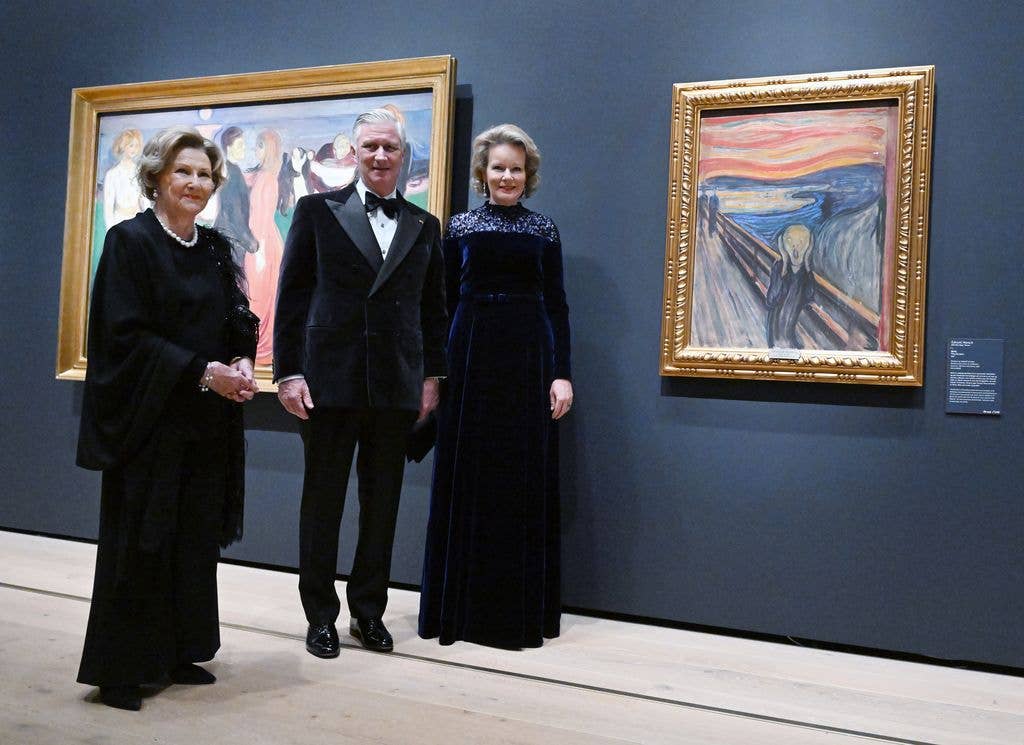 Queen Mathilde's laser-cut Dior gown as she continues state visit to Norway