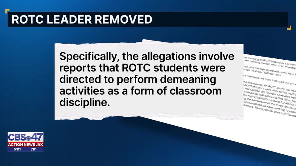 ROTC leader removed over 'demeaning discipline'