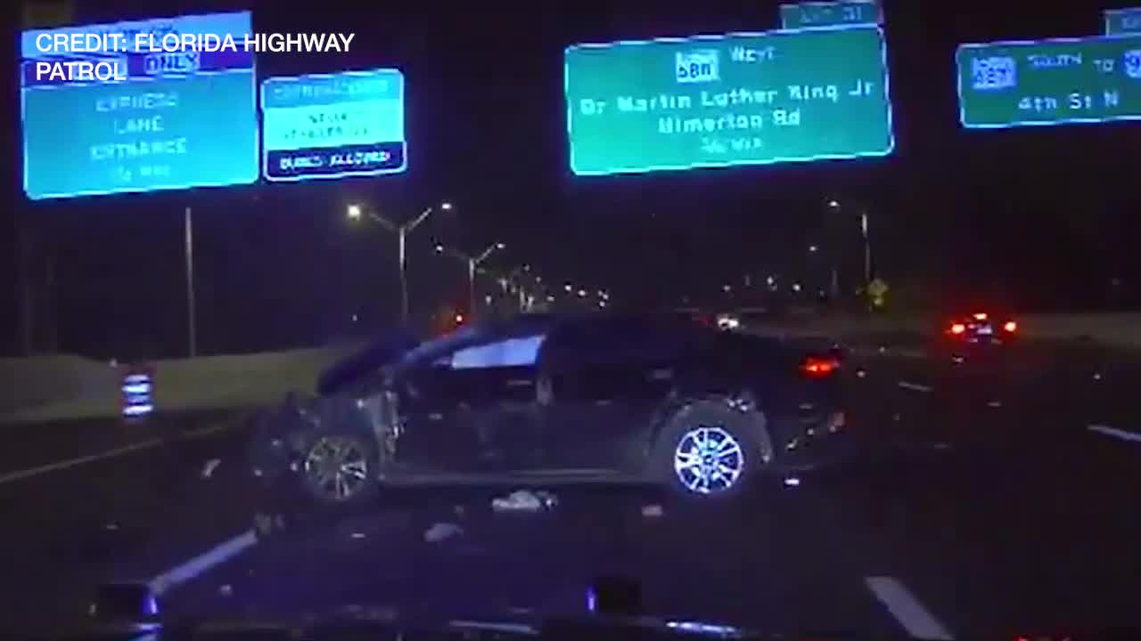 High-speed chase on Howard Frankland Bridge ends in crash, arrest