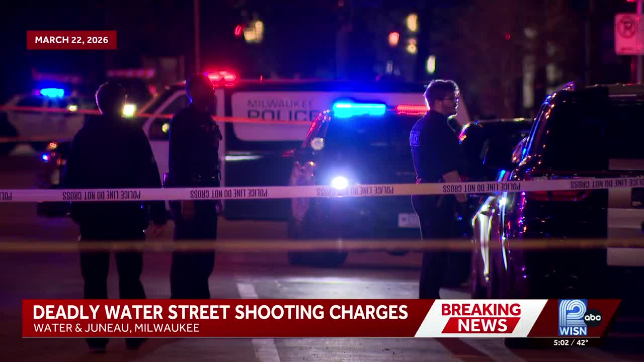 Man charged in fatal shooting on Milwaukee's Water Street