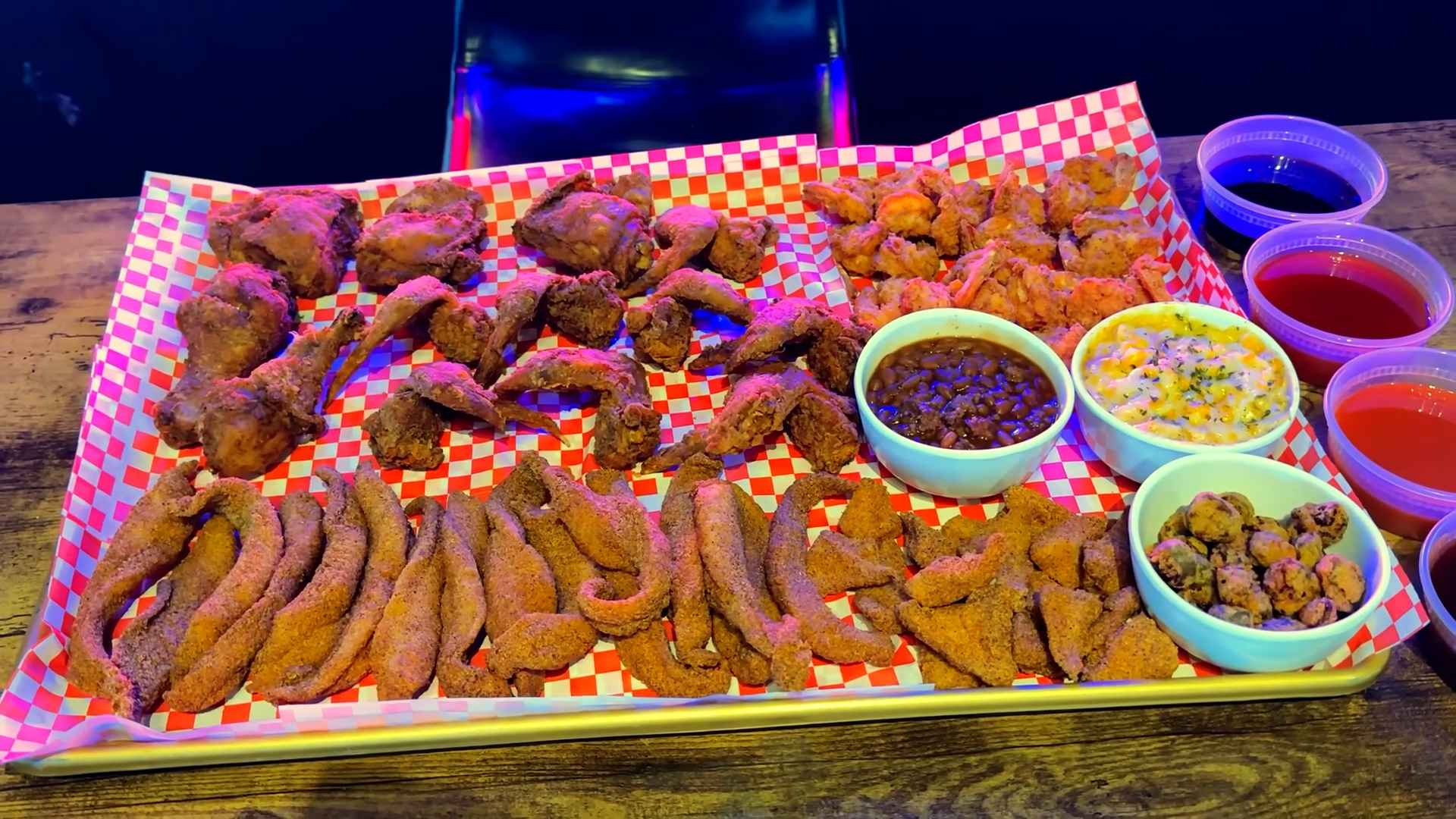 Attempting over 10lbs of fried food