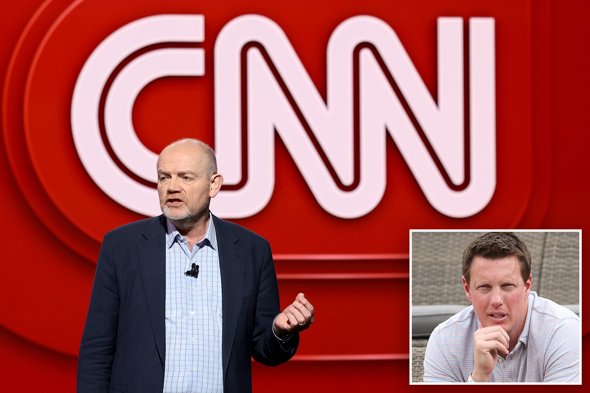 CNN boss Mark Thompson addresses his future in tense exchange with ...